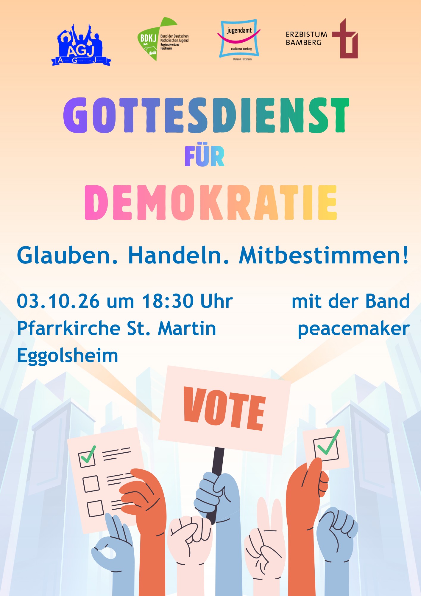 Demokratie - Gottesdienst