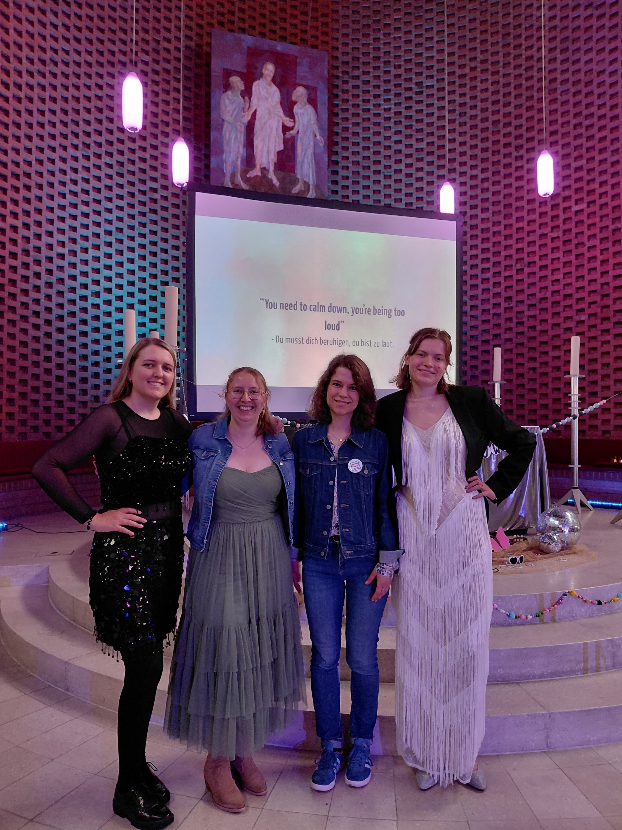 v.l.n.r. Christin Hitschfel, Theresa Gräfin von Plettenberg, Helena Ramsauer, Franziska Brucker