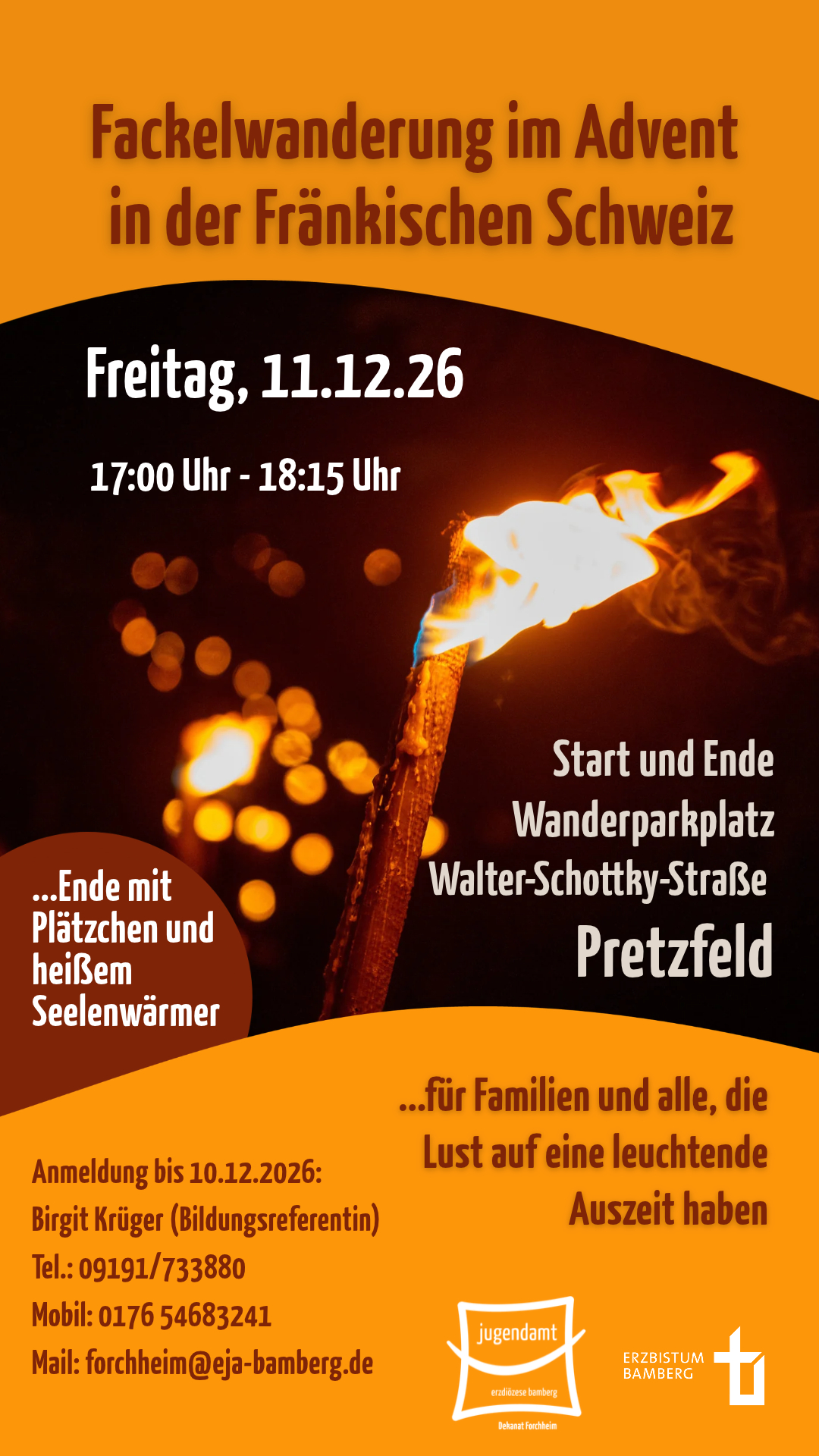 Flyer Fackelwanderung