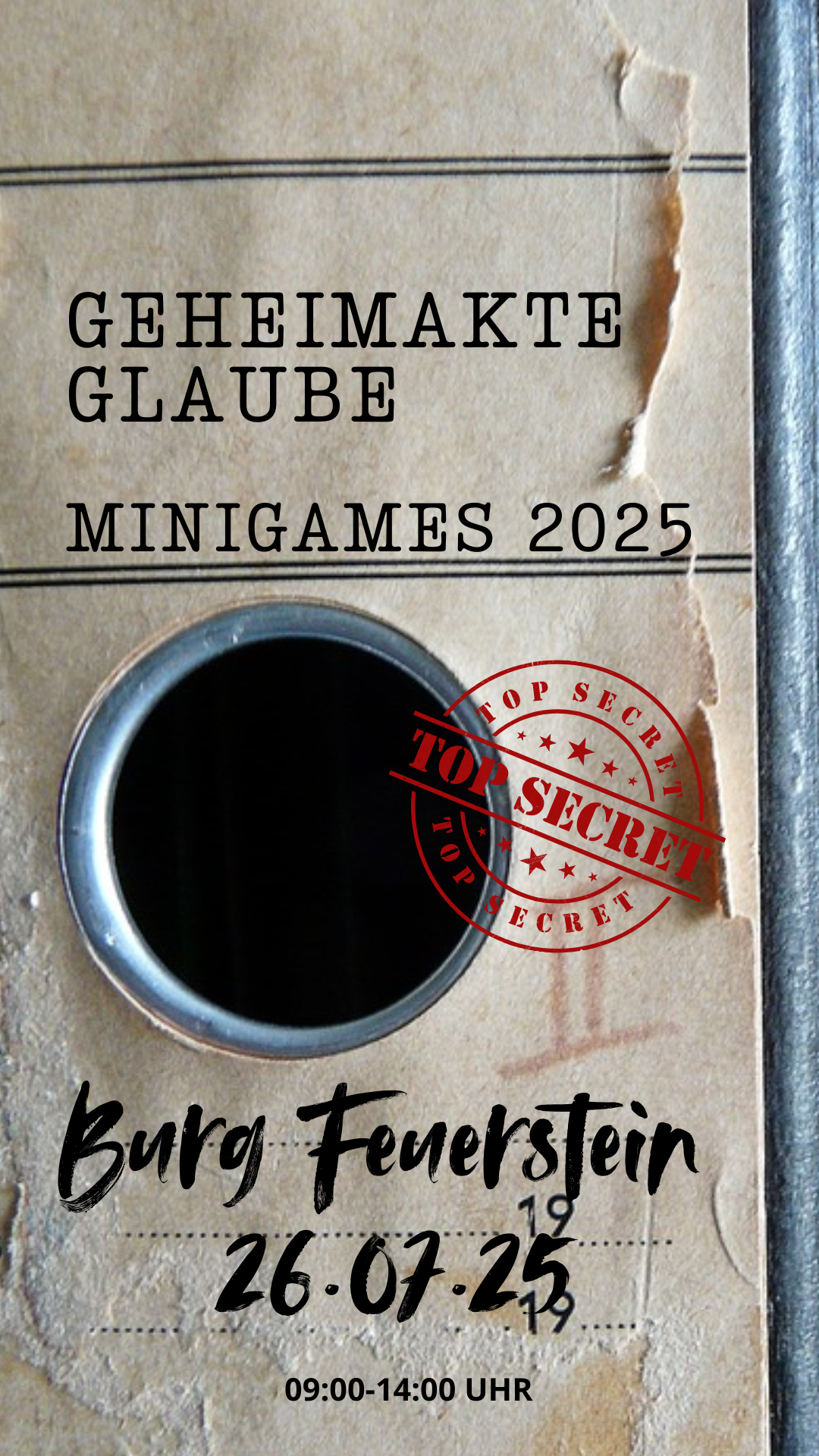 GEHEIMAKTE GLAUBE Minigames 2025